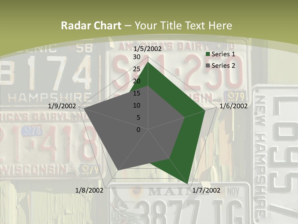 Yellowed Massachusetts Maine PowerPoint Template