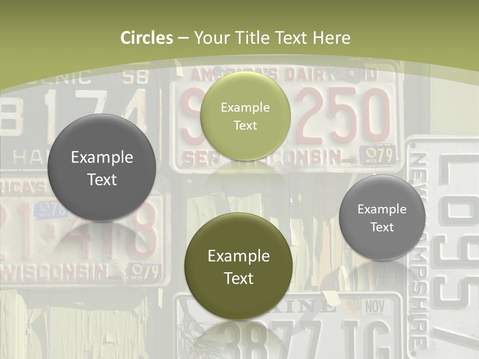 Yellowed Massachusetts Maine PowerPoint Template