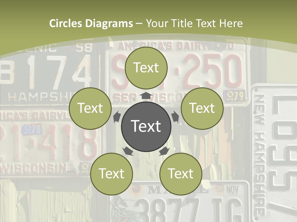 Yellowed Massachusetts Maine PowerPoint Template