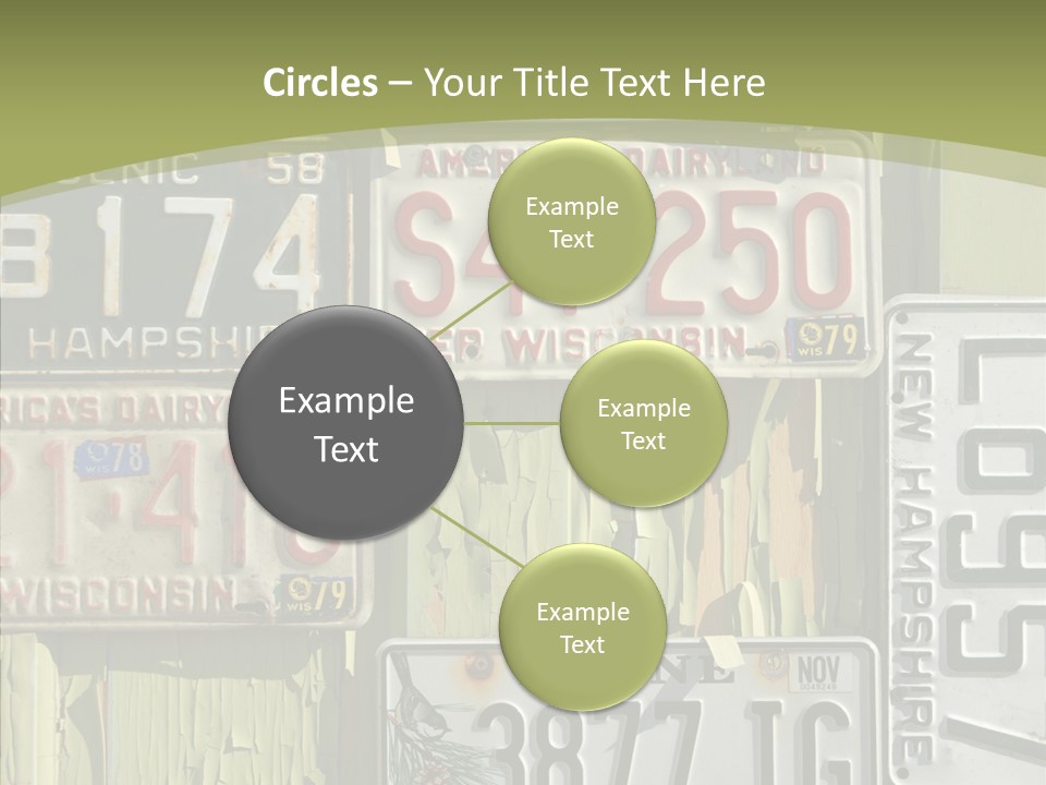 Yellowed Massachusetts Maine PowerPoint Template