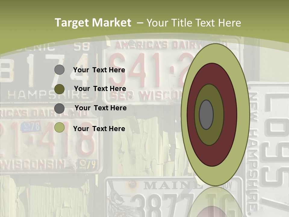 Yellowed Massachusetts Maine PowerPoint Template