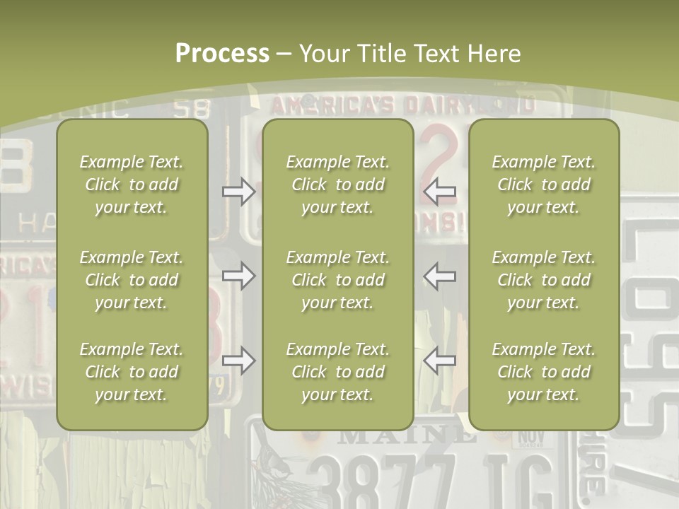 Yellowed Massachusetts Maine PowerPoint Template