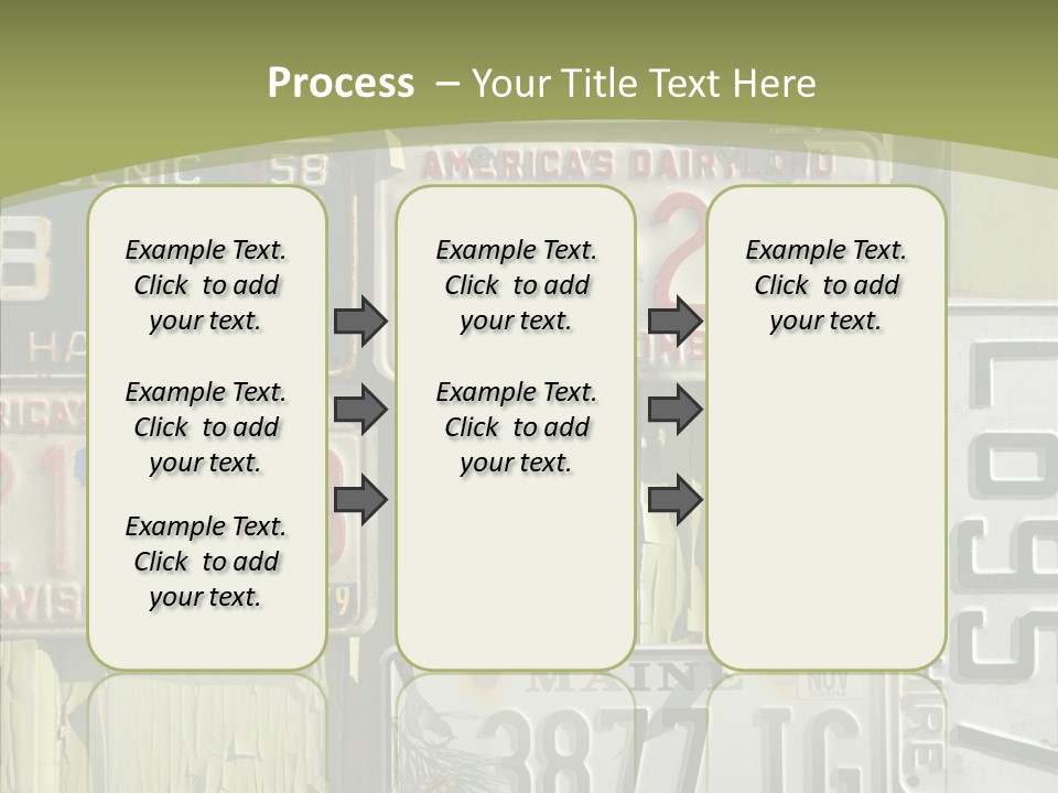 Yellowed Massachusetts Maine PowerPoint Template