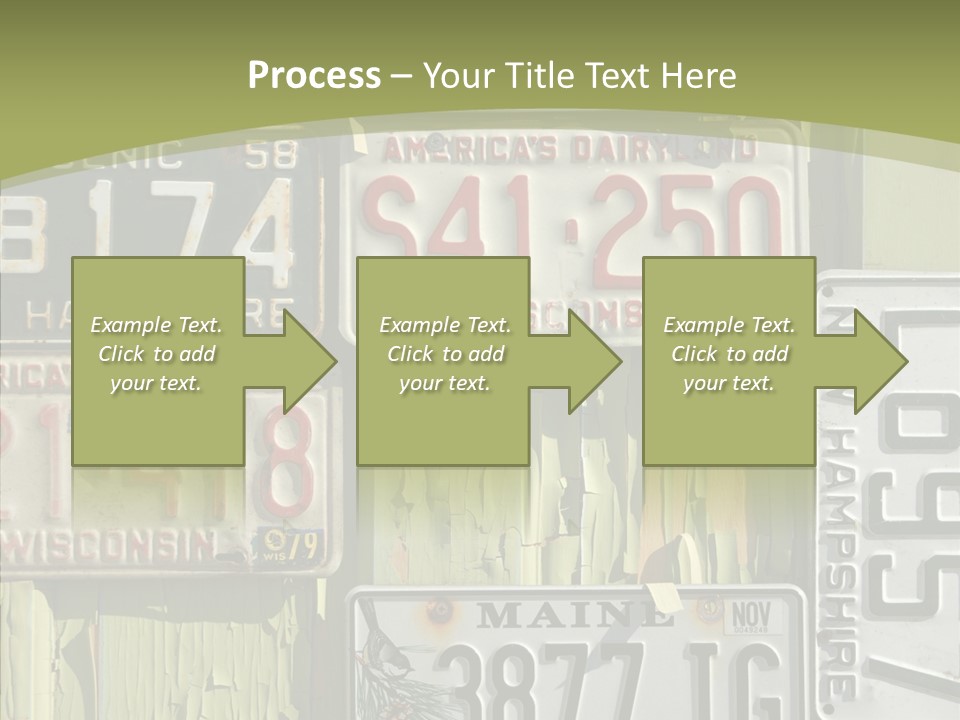 Yellowed Massachusetts Maine PowerPoint Template