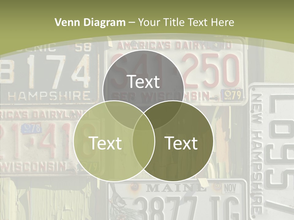 Yellowed Massachusetts Maine PowerPoint Template