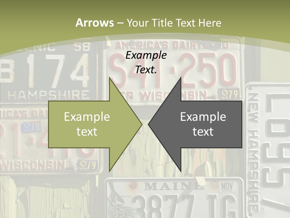 Yellowed Massachusetts Maine PowerPoint Template