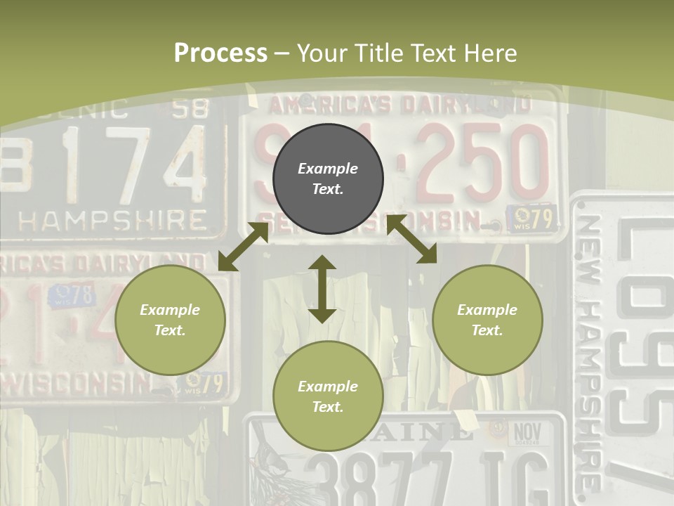Yellowed Massachusetts Maine PowerPoint Template