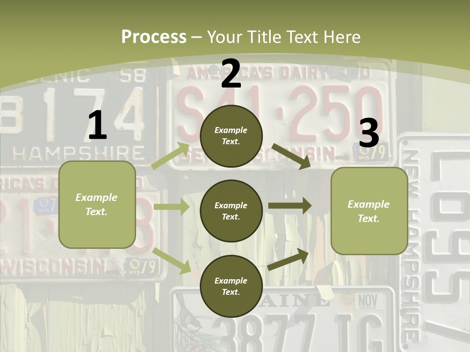 Yellowed Massachusetts Maine PowerPoint Template