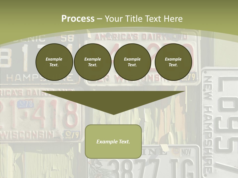 Yellowed Massachusetts Maine PowerPoint Template