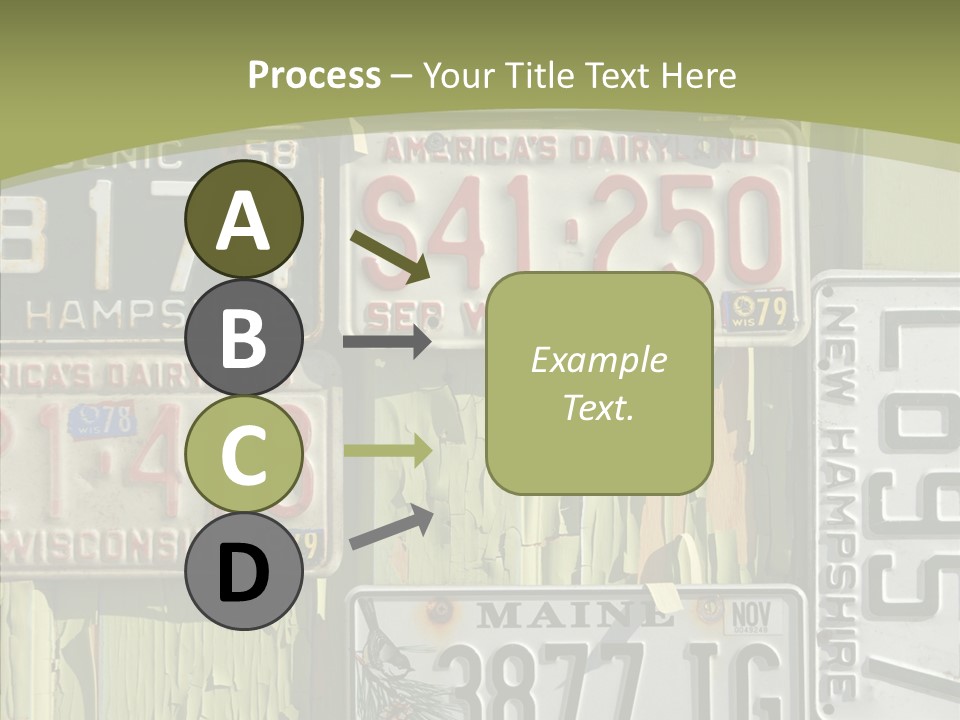Yellowed Massachusetts Maine PowerPoint Template