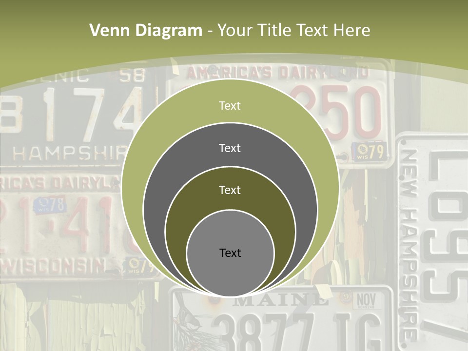 Yellowed Massachusetts Maine PowerPoint Template