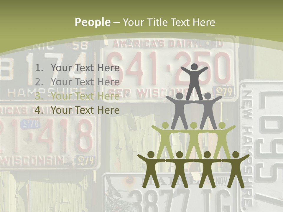 Yellowed Massachusetts Maine PowerPoint Template