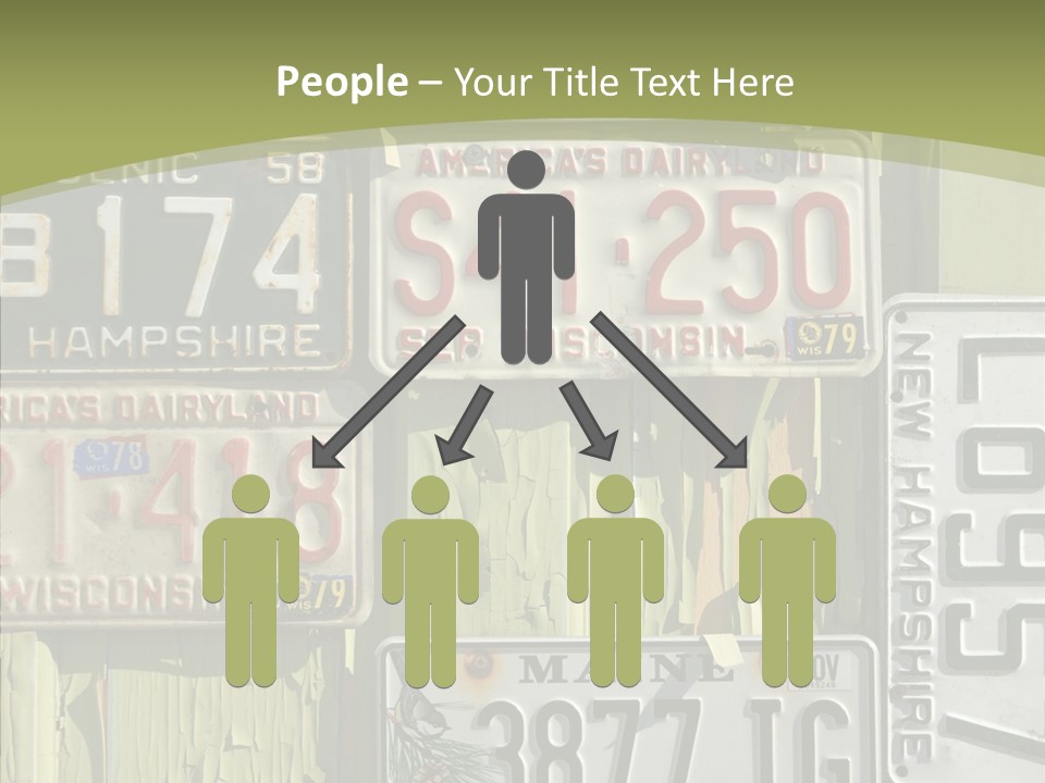 Yellowed Massachusetts Maine PowerPoint Template