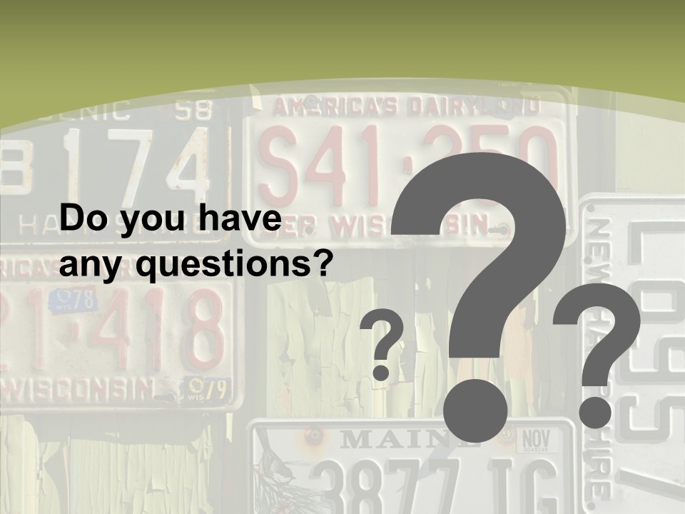 Yellowed Massachusetts Maine PowerPoint Template