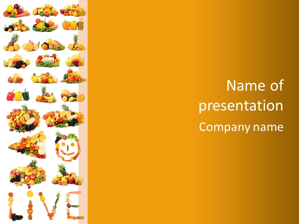 Red Frame Border PowerPoint Template