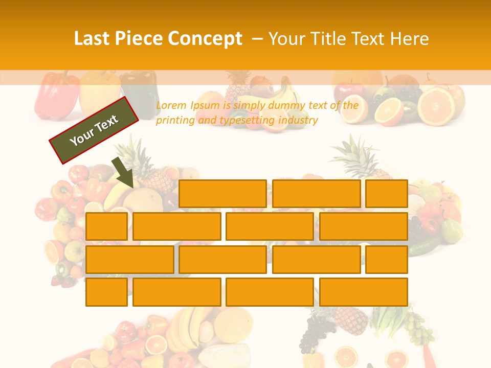 Red Frame Border PowerPoint Template