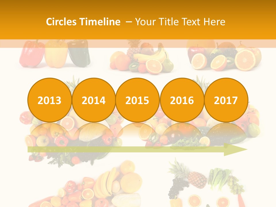 Red Frame Border PowerPoint Template