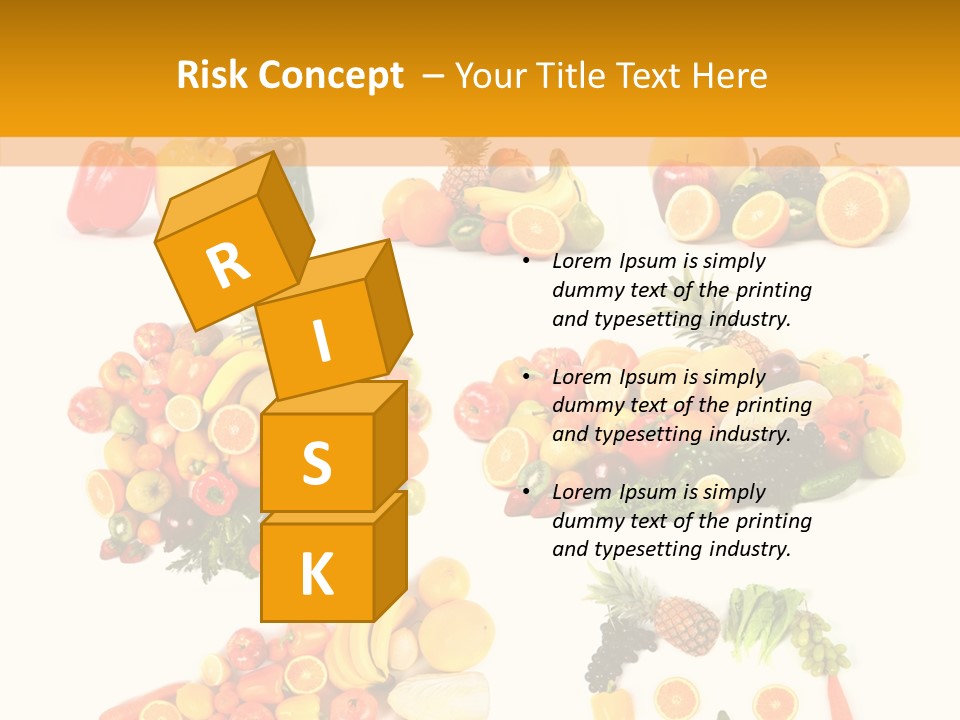 Red Frame Border PowerPoint Template