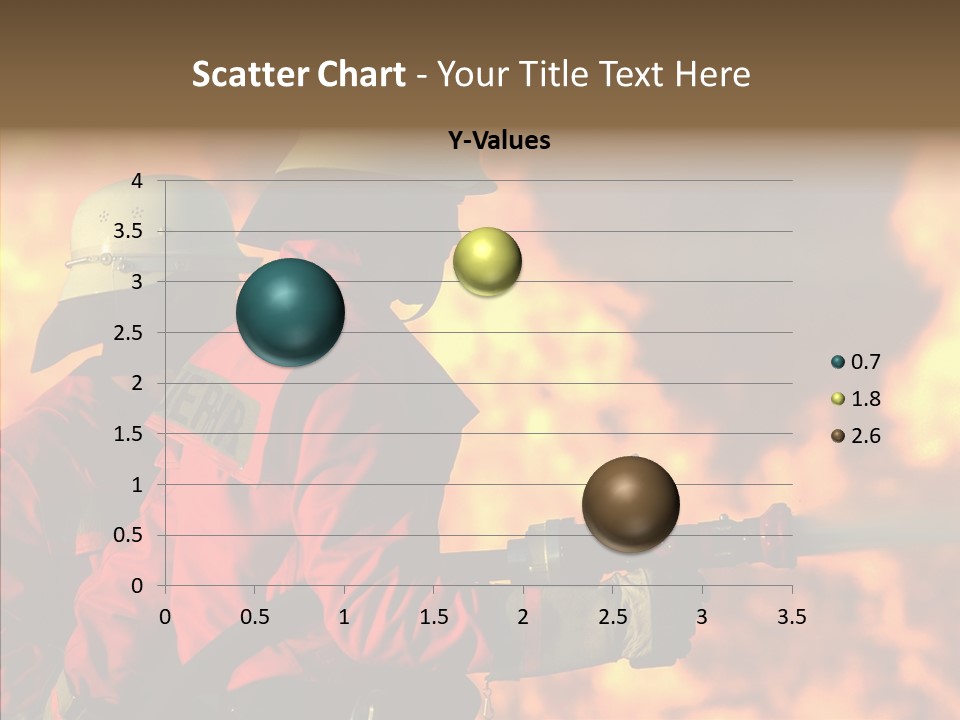 Firefighter Helmet Delete PowerPoint Template