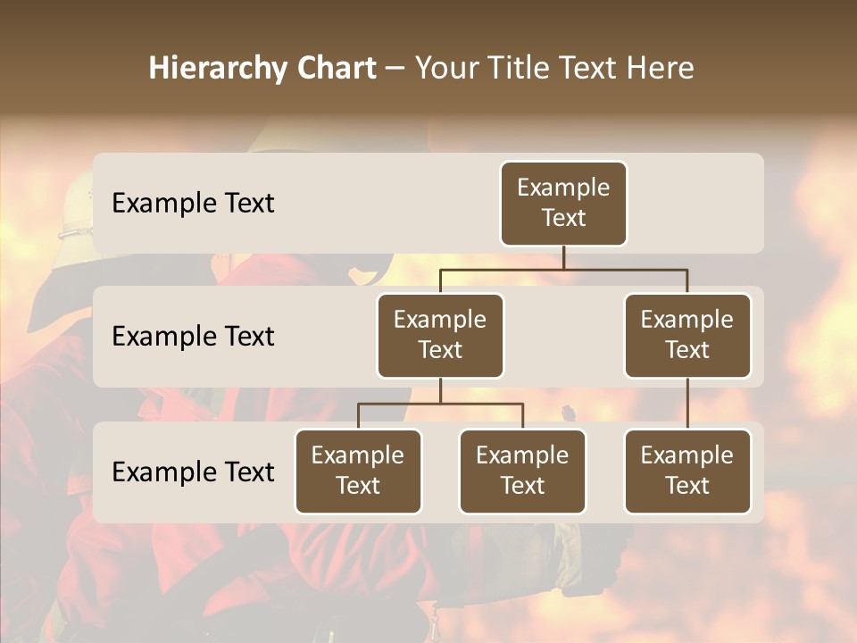 Firefighter Helmet Delete PowerPoint Template