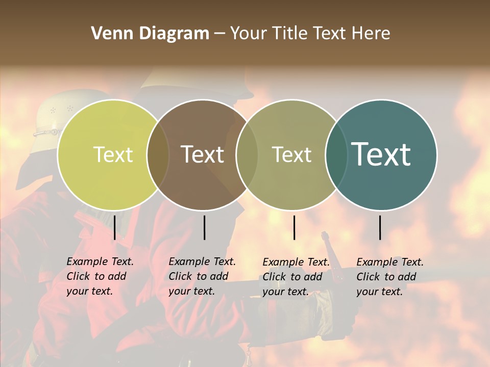 Firefighter Helmet Delete PowerPoint Template