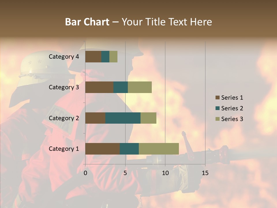 Firefighter Helmet Delete PowerPoint Template