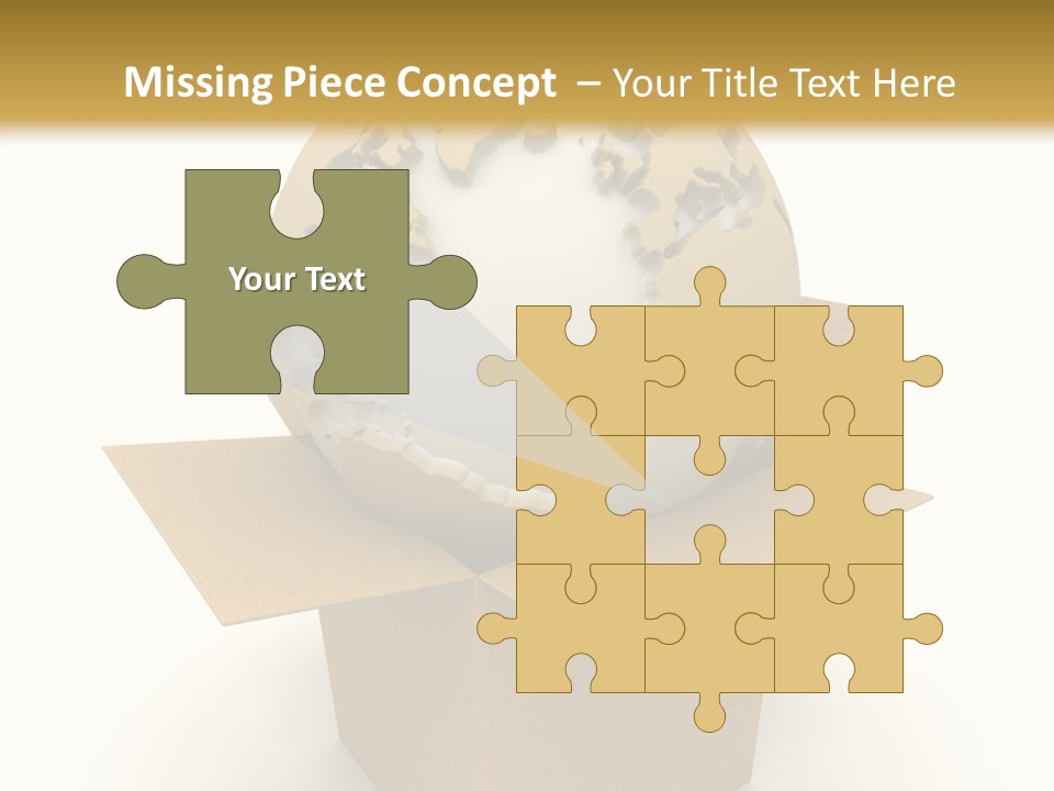 Sending Speed Packing PowerPoint Template