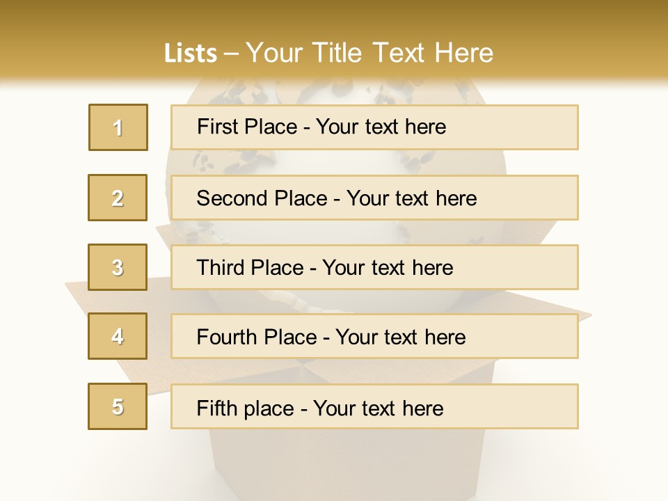 Sending Speed Packing PowerPoint Template