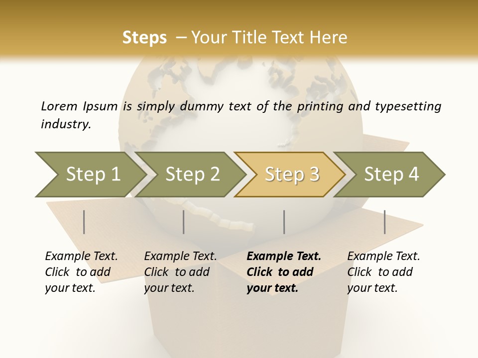 Sending Speed Packing PowerPoint Template