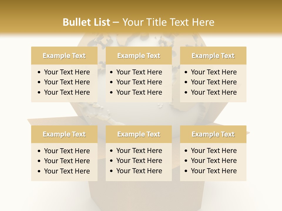 Sending Speed Packing PowerPoint Template
