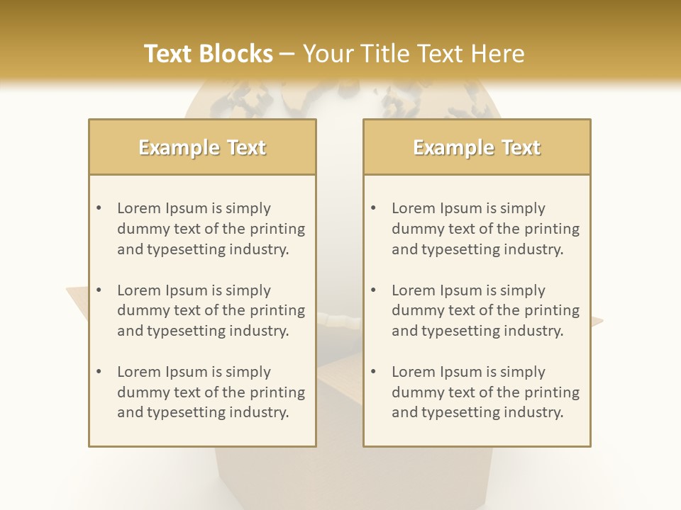 Sending Speed Packing PowerPoint Template