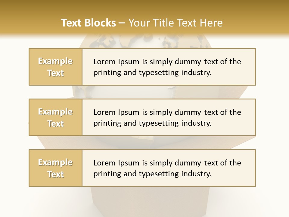 Sending Speed Packing PowerPoint Template
