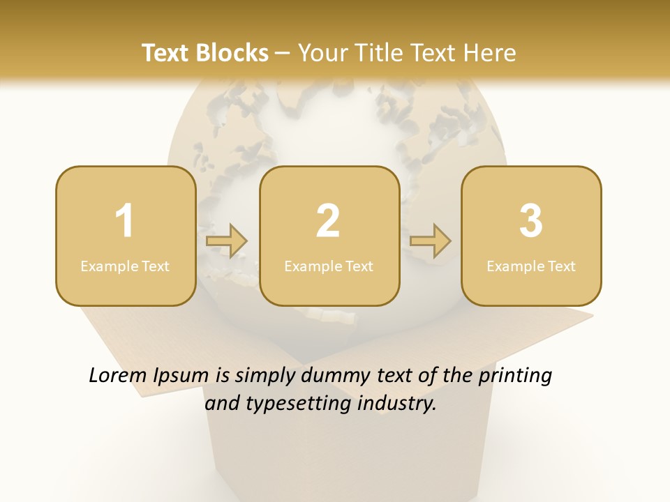 Sending Speed Packing PowerPoint Template