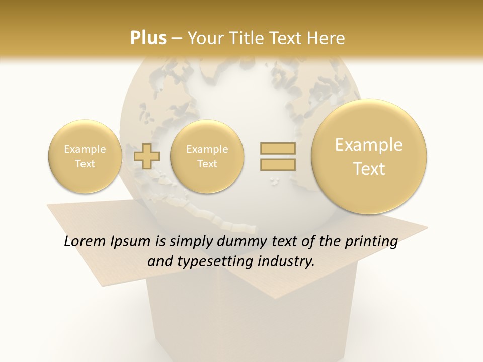 Sending Speed Packing PowerPoint Template