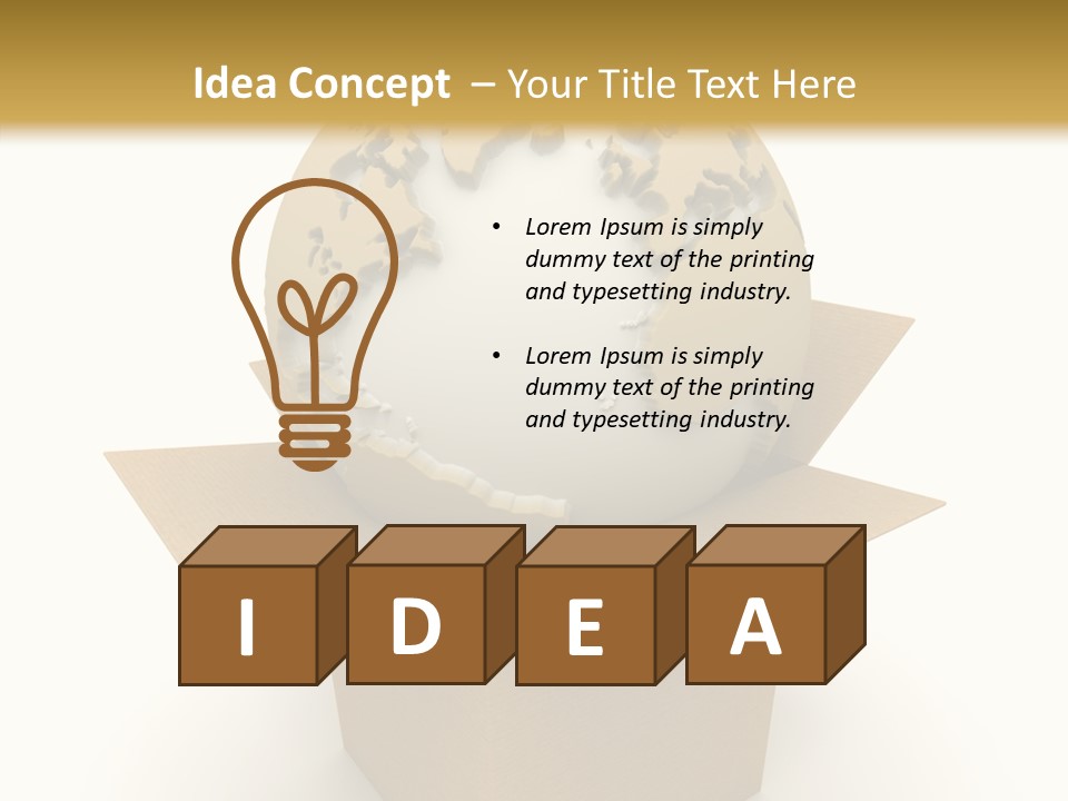 Sending Speed Packing PowerPoint Template