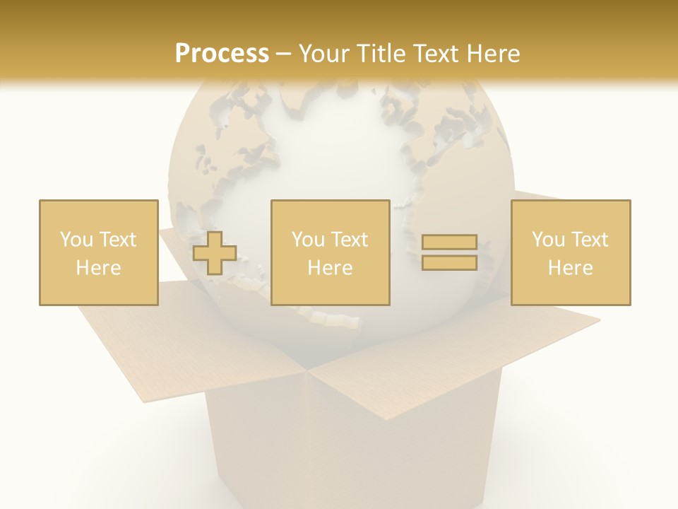 Sending Speed Packing PowerPoint Template