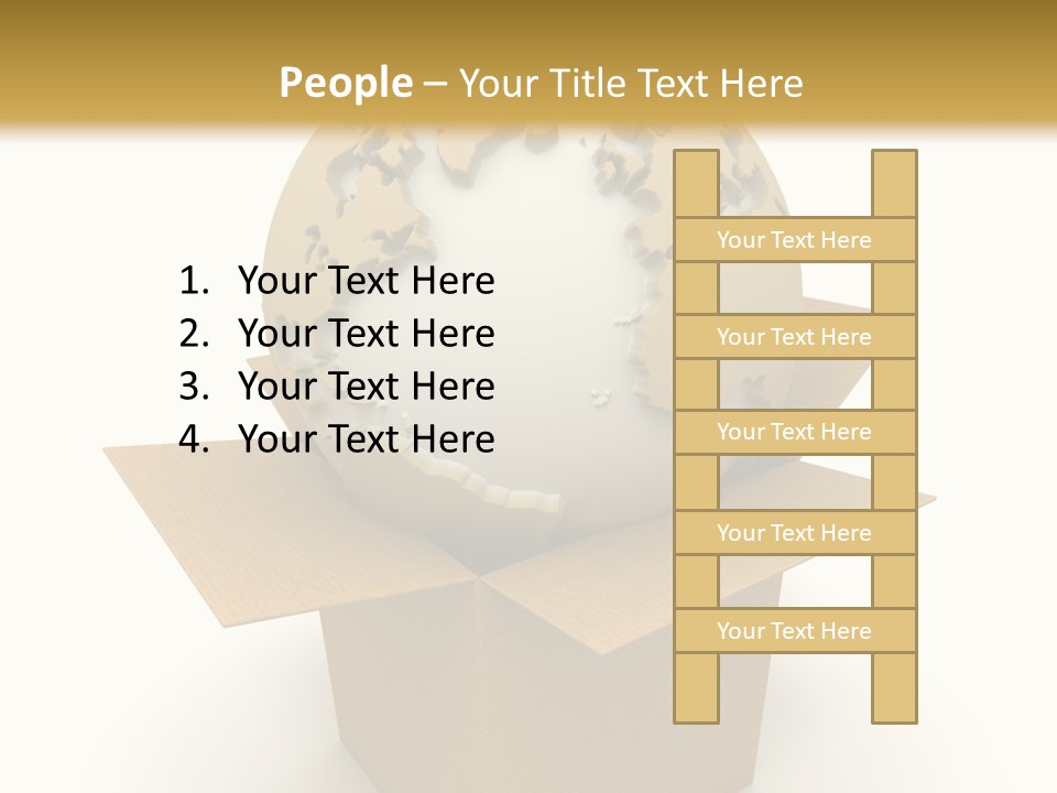 Sending Speed Packing PowerPoint Template