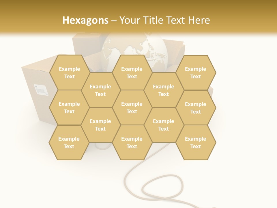 Team Globe Packing PowerPoint Template