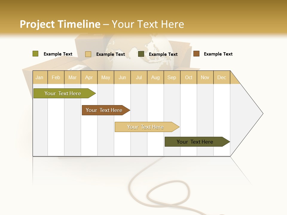 Team Globe Packing PowerPoint Template