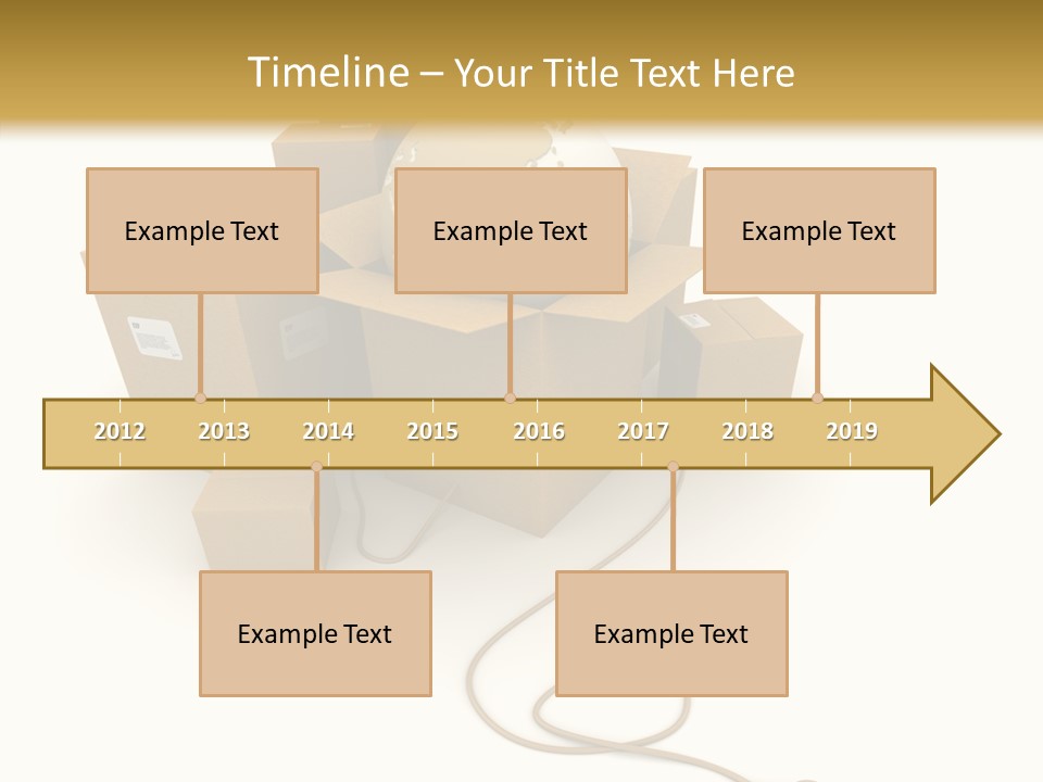 Team Globe Packing PowerPoint Template