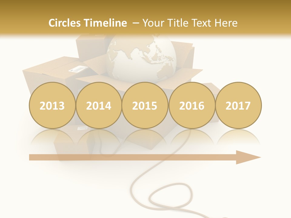 Team Globe Packing PowerPoint Template