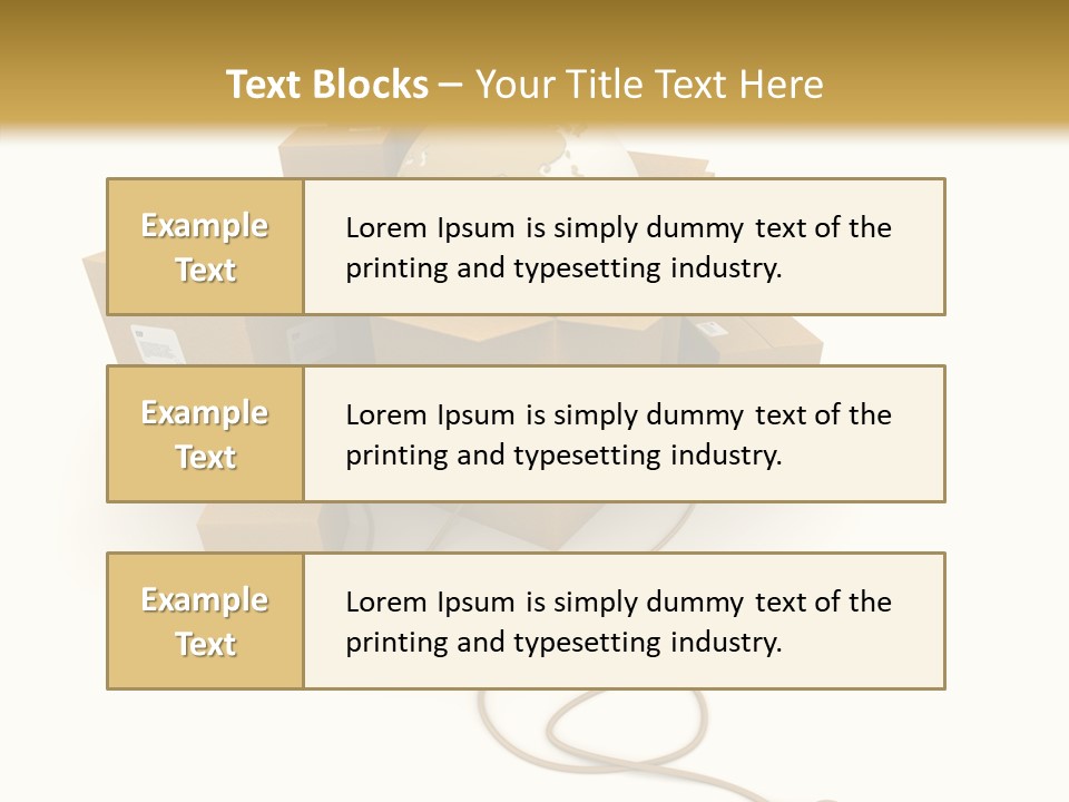 Team Globe Packing PowerPoint Template
