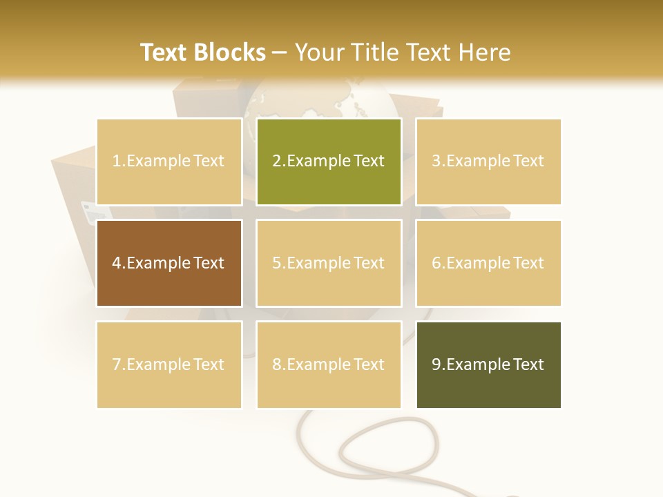 Team Globe Packing PowerPoint Template