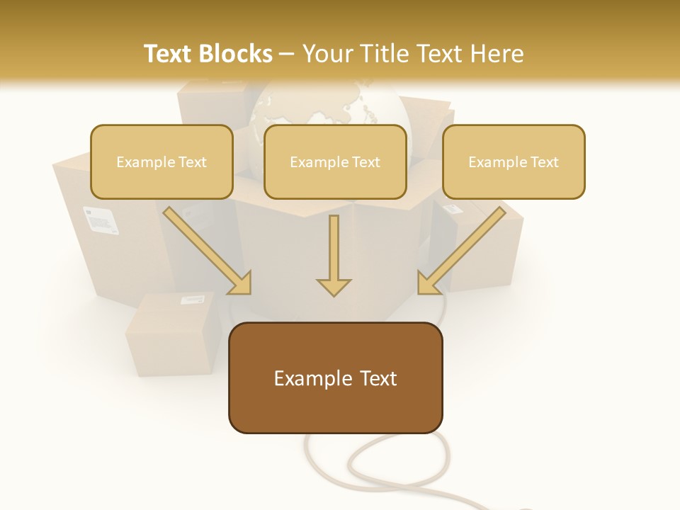 Team Globe Packing PowerPoint Template