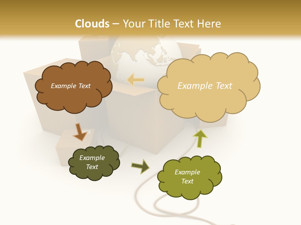 Team Globe Packing PowerPoint Template