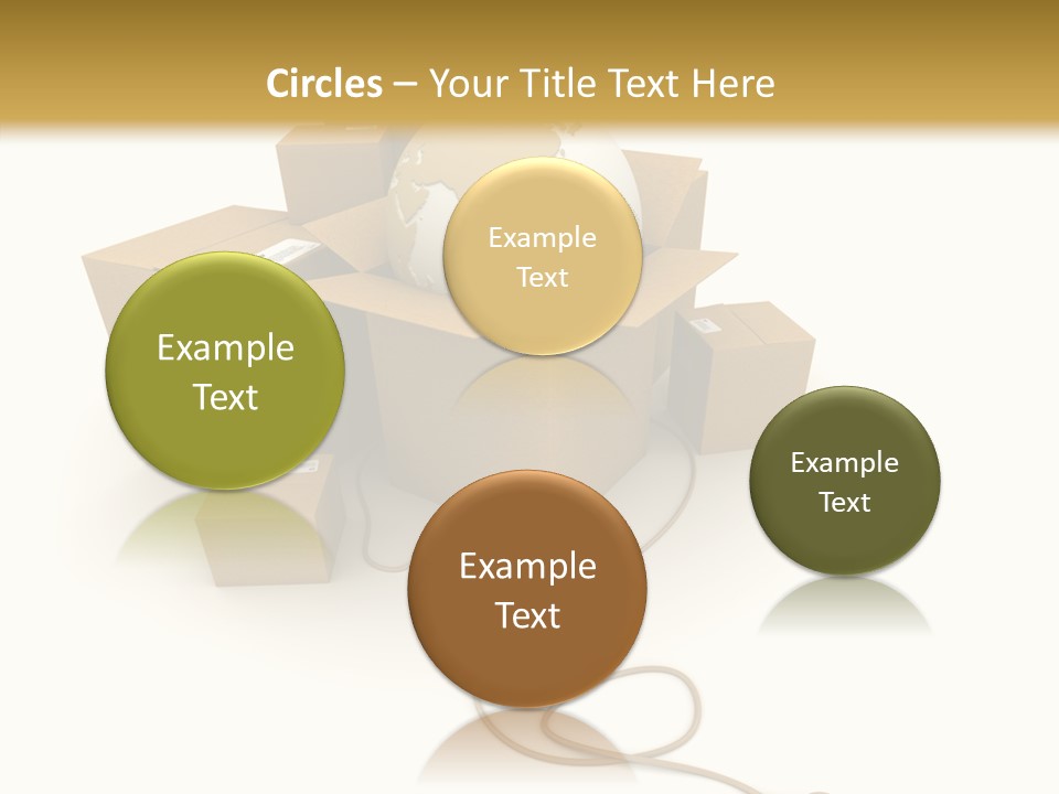 Team Globe Packing PowerPoint Template