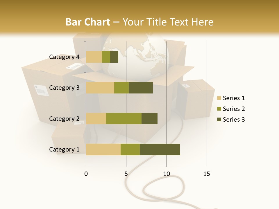 Team Globe Packing PowerPoint Template