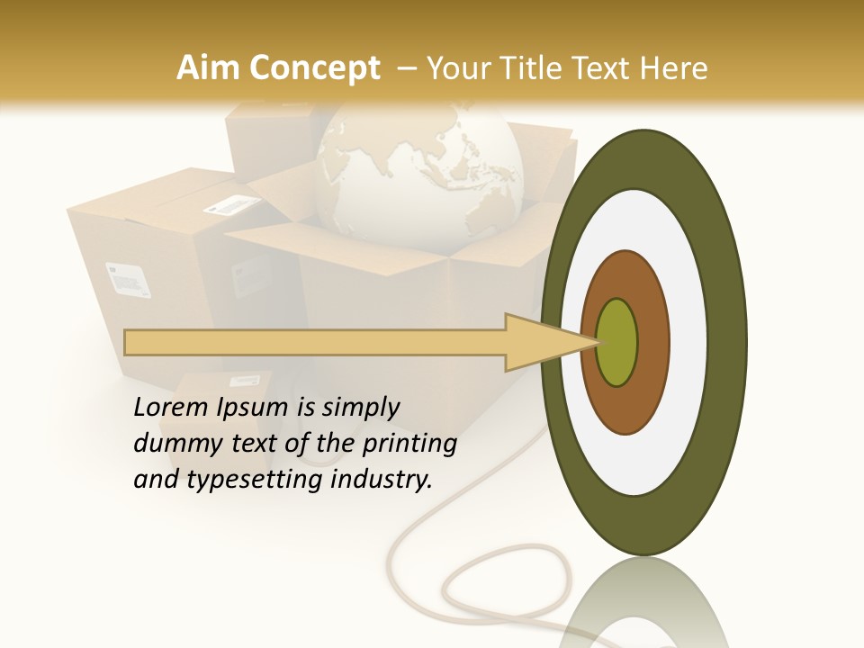 Team Globe Packing PowerPoint Template