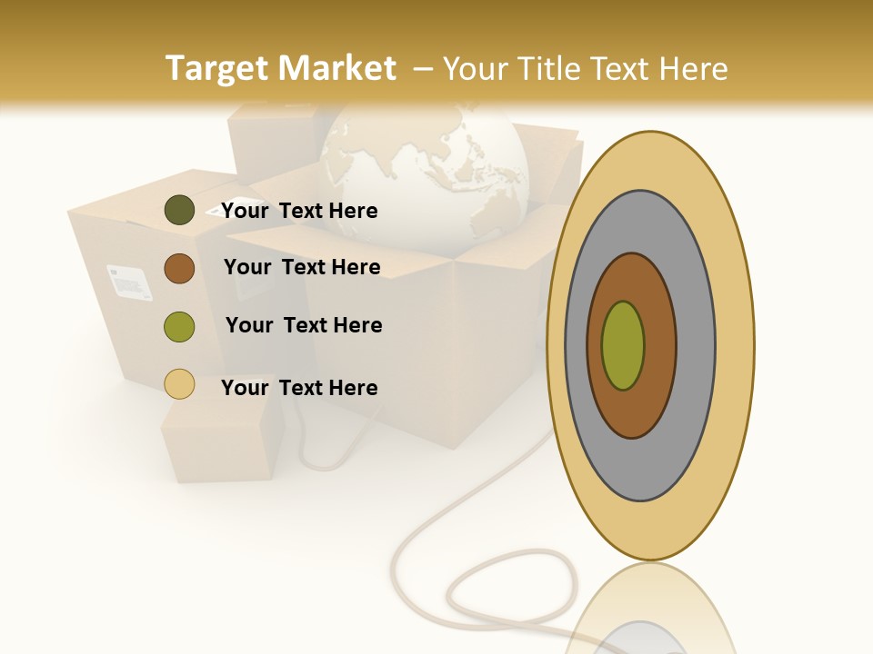 Team Globe Packing PowerPoint Template