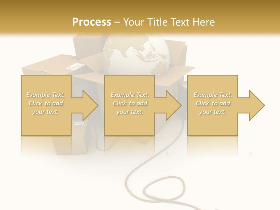Team Globe Packing PowerPoint Template